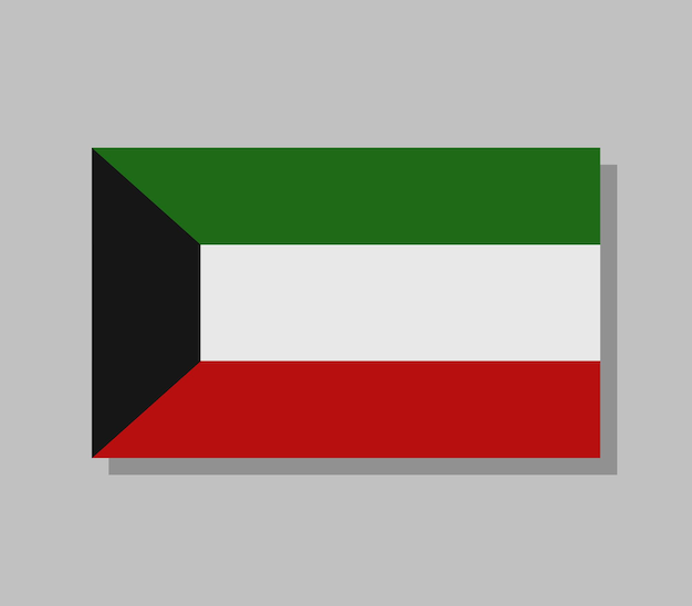 Kuwait-Flagge