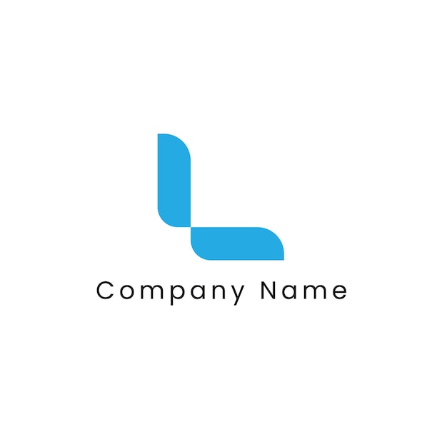 L-Buchstabe-Logo-Design