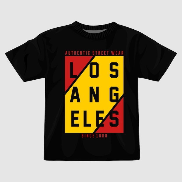 LA-Typografie-Vektor-T-Shirt-Design