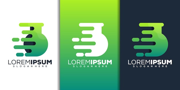 Lab mit tech-logo-design