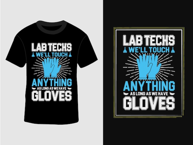 Lab Techs Technisches T-Shirt-Design mit guter Haptik