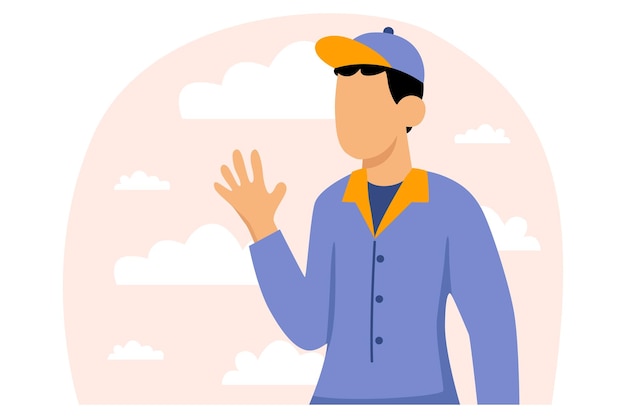 Labor Day Flat Illustration Design (Arbeitstags-Flachbild-Design)