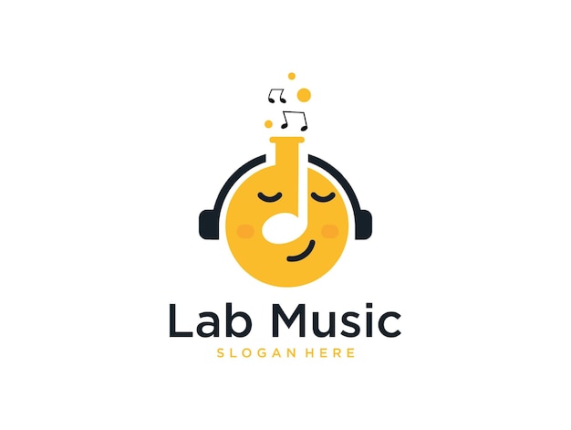 Labormusik-maskottchen-logo-design