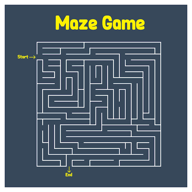 Labyrinth-puzzle-gehirnspiel