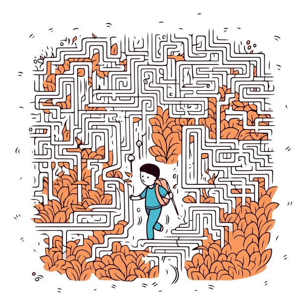 Labyrinthspiel für kinder puzzle für kinder labyrinth-rätsel