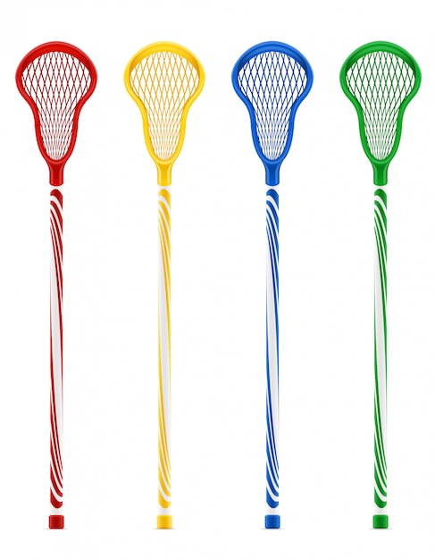 Vektor lacrosse-sticks.