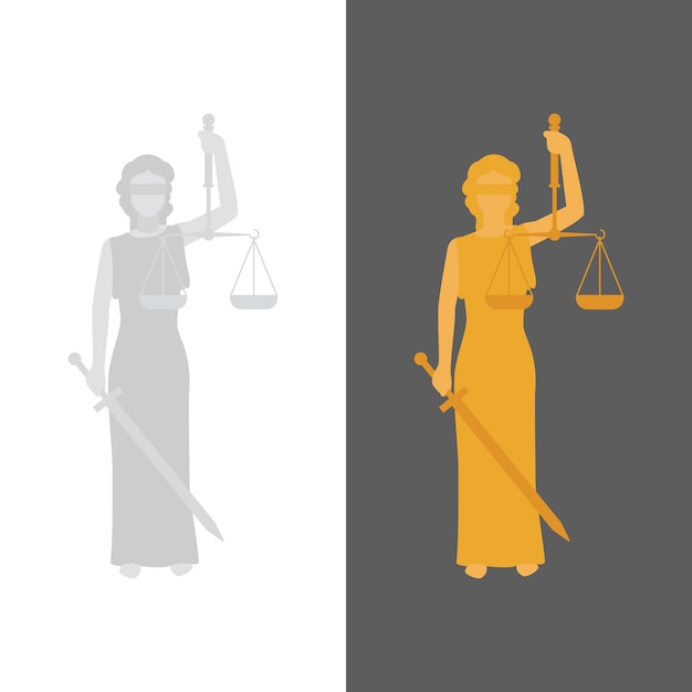 Lady justice oder justitia