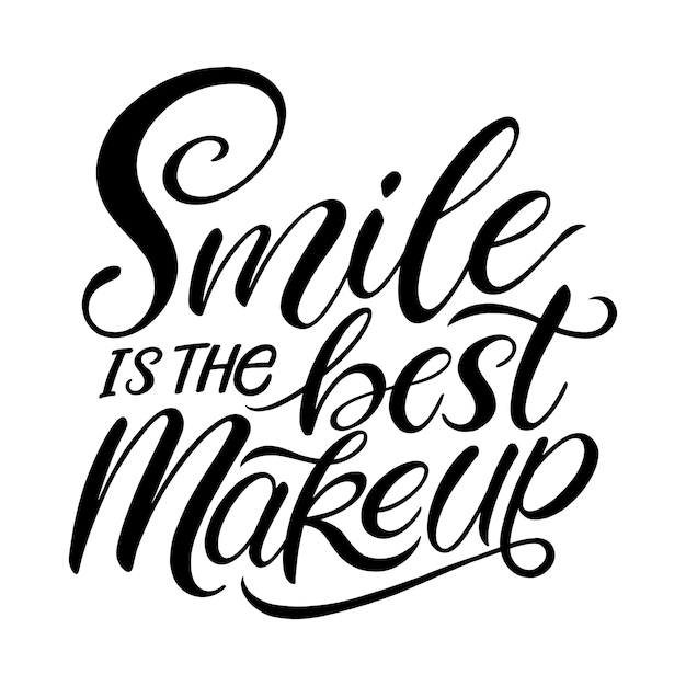Lächeln ist das beste Make-up