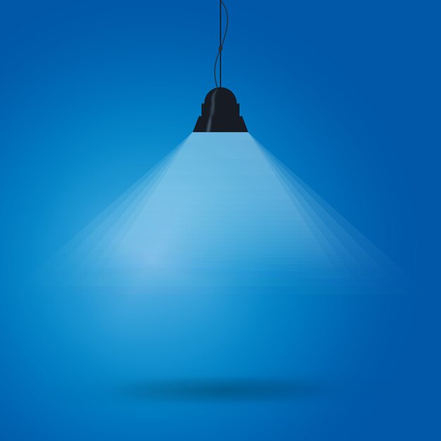 Lampen. Konzept der Idee. vektor bild.