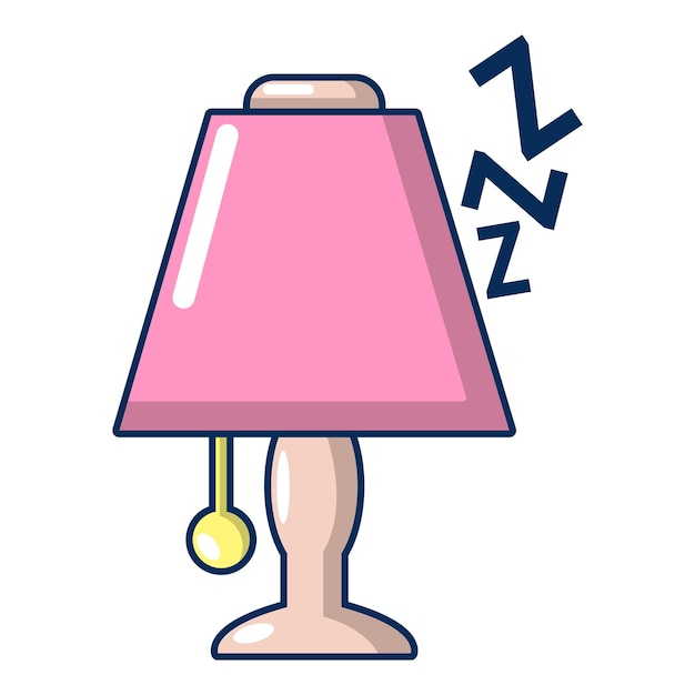 Vektor lampensymbol cartoon-illustration des lampenvektorsymbols für das web
