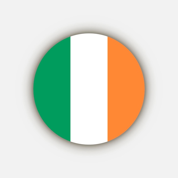 Land irland irland flagge vektor-illustration