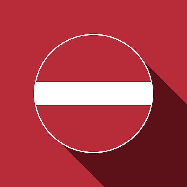 Land lettland lettland flagge vektor-illustration