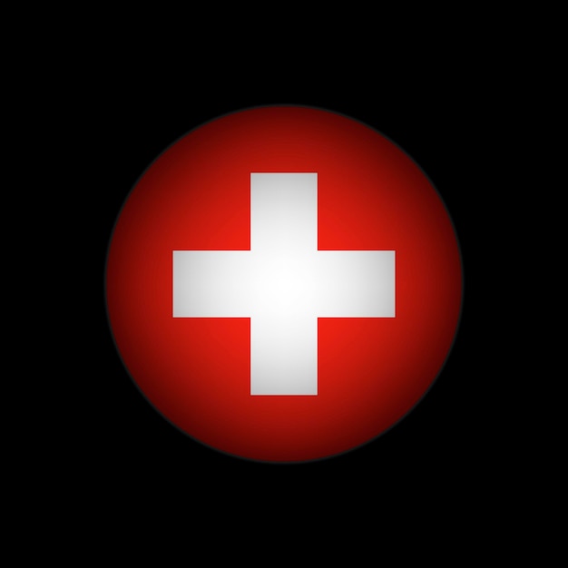 Vektor land schweiz schweiz flagge vektor-illustration