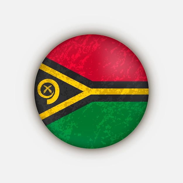 Land vanuatu vanuatu-flagge vektorillustration