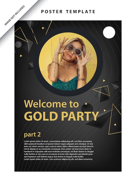 Landing-Page-Vorlage Website-Präsentation digitales Marketing flaches Design Startup-Event-Party-Musik