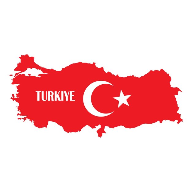 Landkarten-symbol der türkei