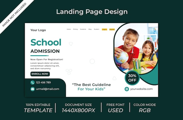 Landungsseiten-Mockup