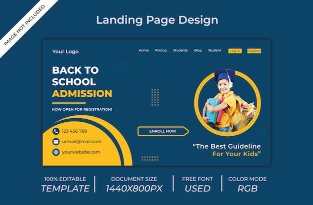 Landungsseiten-Mockup