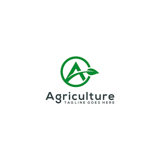 Landwirtschaft Logo Template Design