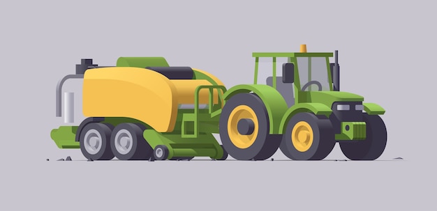 Landwirtschaftsmaschinen mit Ausrüstung