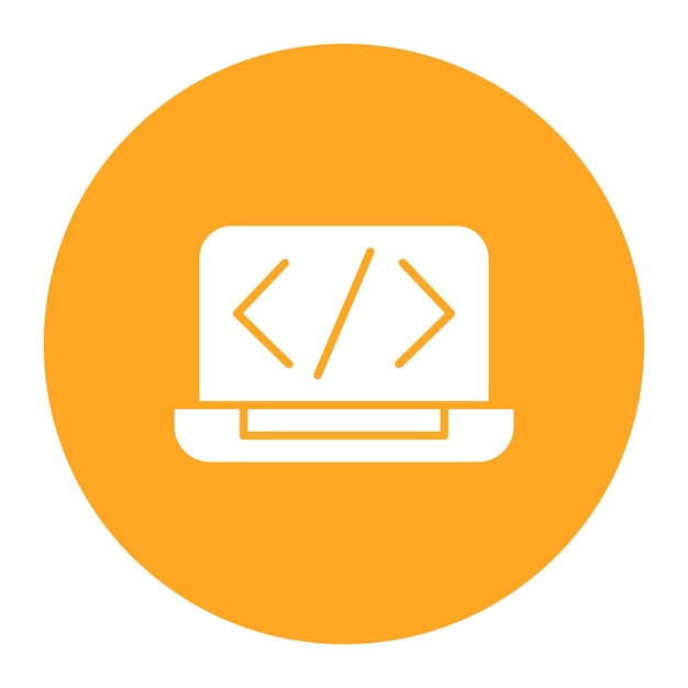 Laptop-Codierung Vektor-Illustration