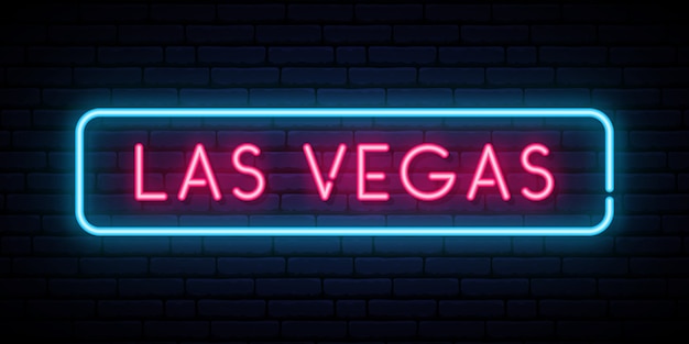 Vektor las vegas leuchtreklame.