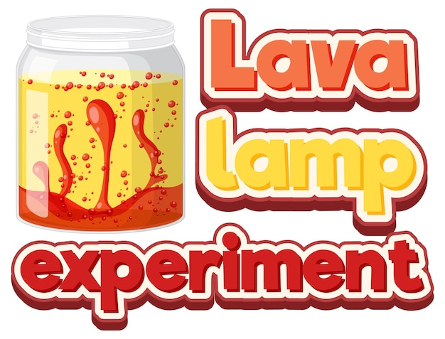 Lavalampen-wissenschaftsexperiment