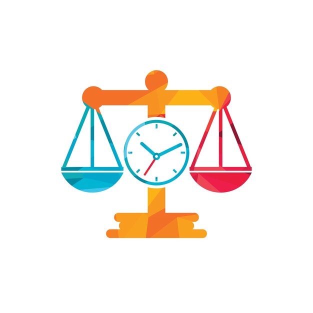 Law-time-vektor-logo-design