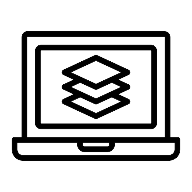 Layer-Vektor-Ikonen-Design-Illustration