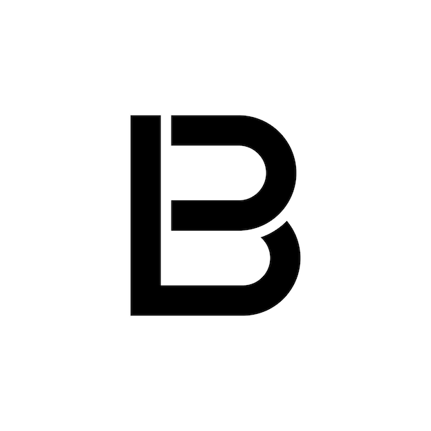 LB-Monogramm-Logo-Design für die Erstvermietung