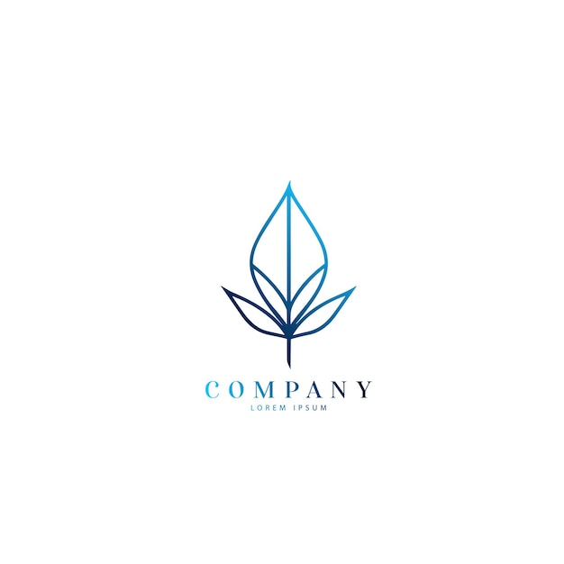 Vektor leaf-icon-logo-design abstract-business-leaf-logo-design-konzept ai generiert