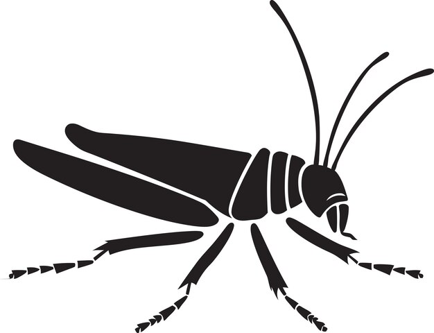Vektor leapmotion evolution creative grasshopper art insectcraft nexus core künstlerisches insekten-logo