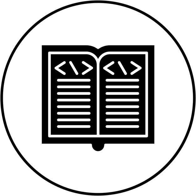 Learn To Code-Symbol-Vektorbild kann für No Code verwendet werden