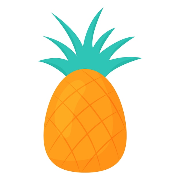 Lebendige ananas-illustration