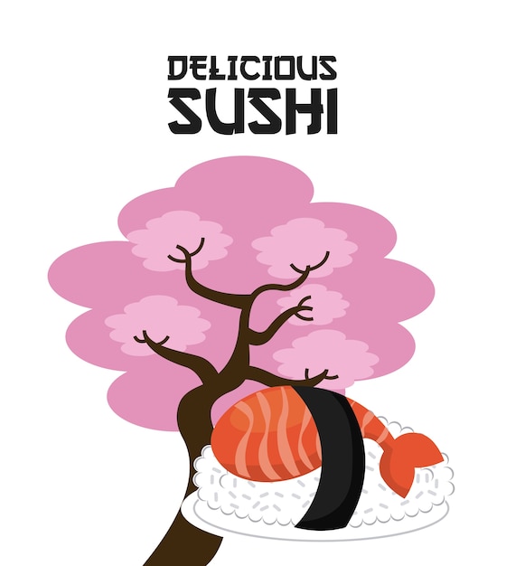 Leckeres sushi-design