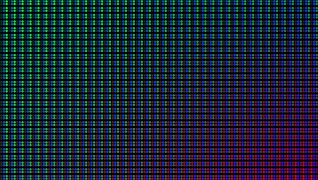 LED-Bildschirm Lcd-Monitor mit Punkten Pixelstruktur Digitale Gradientenanzeige Projektorrastervorlage