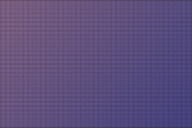 LED Bildschirm. Punkt-RGB-Hintergrundfernsehen. Vektorgrafik auf Lager.