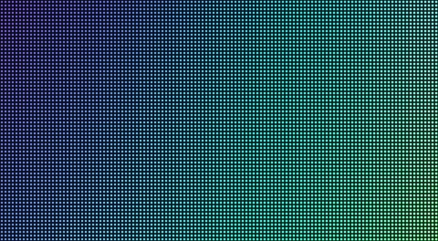 Vektor led-bildschirm textur. pixel digitalanzeige. illustration