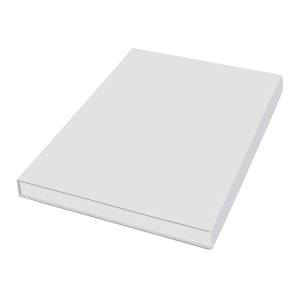 Leer Produktbox-Mockup bereit für das Branding