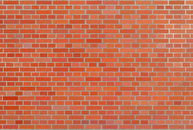 Leere rote Backsteinmauer-Beschaffenheits-Hintergrund-Vektorillustration