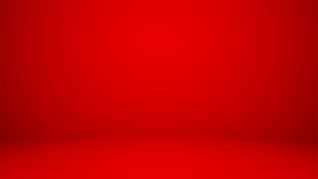 Leere rote Farbe Studio Raum Hintergrund Produktanzeige