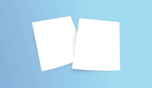 Leere Seiten Corporate Branding Mockup Präsentation Isolierte Vorlage