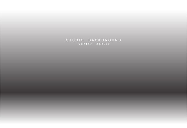 Leere weiße graue Gradient-Studio-Zimmer-Hintergrundgrundlicht