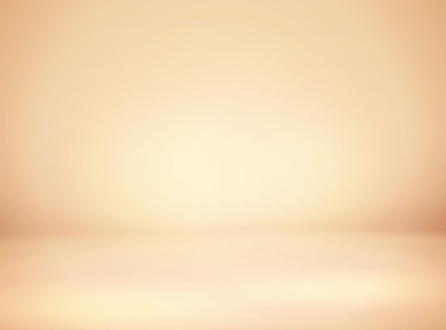 Leerer beige Studio-Hintergrund für Ausstellungs- oder Montageprodukte