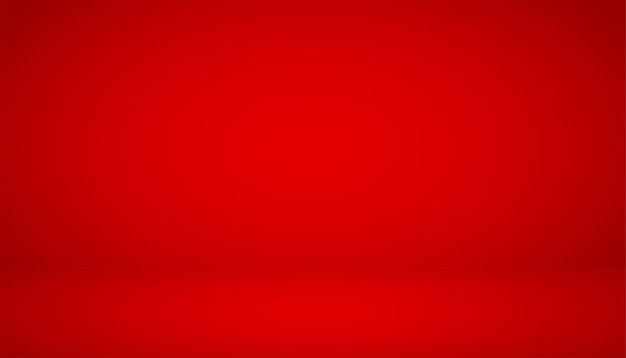 Leerer roter Studioraumhintergrund