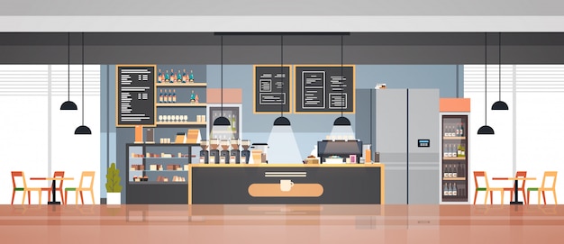 leeres modernes Cafe Interieur