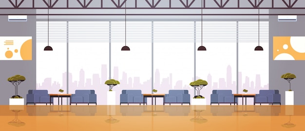 leeres modernes Cafe Interieur
