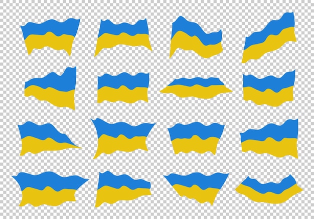 Legen sie die ukrainische flagge gelb blau symbol der freiheit und demokratie in der ukraine stoppen sie den krieg