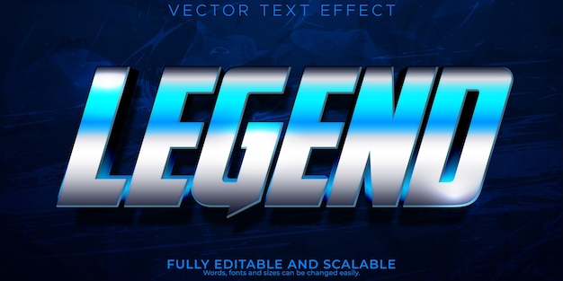 Legend Texteffekt bearbeitbarer Spiel- und Filmtextstil