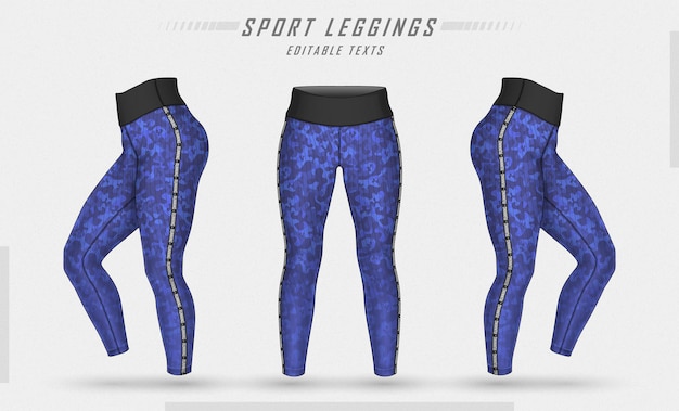 Leggings Hosen Training Mode Illustration mit Schimmel